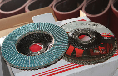 Zirconia Alumina Angle Grinder Abrasives Flap Discs loại 27 P36-P120 Grit
