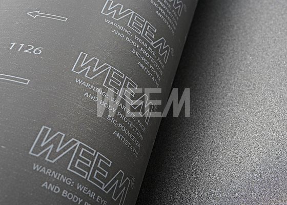 WEEM 1126 Thắt lưng chà nhám rộng bằng silicon carbide Polyester / Đóng phủ cho hạt MDF Borad