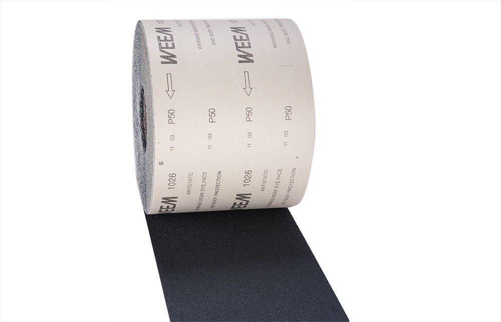 12 inch Silicon carbide sàn chà nhám cuộn với giấy được hỗ trợ