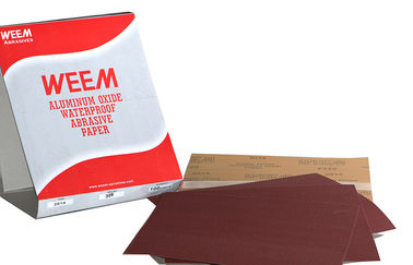 Nhôm Oxide P320 Grit tờ giấy nhám với giấy kraft không thấm nước