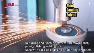 3216 Thử nghiệm mài kim loại 10 phút bằng sợi lưu hóa Zirconia-Alumina